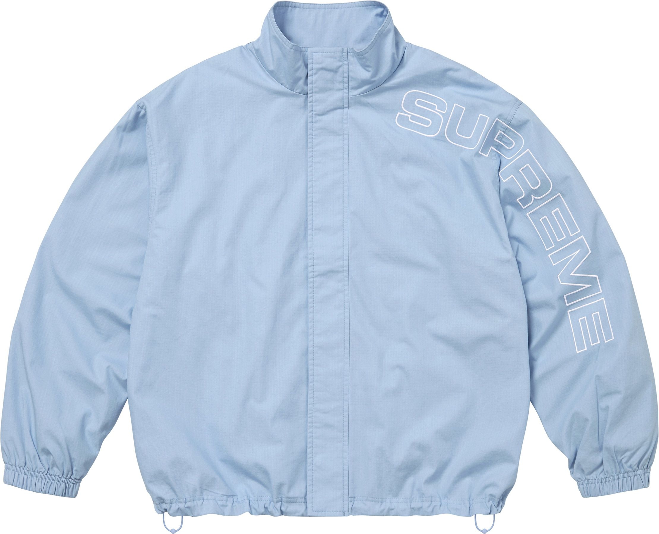 Spellout Embroidered Ripstop Track Jacket view 12